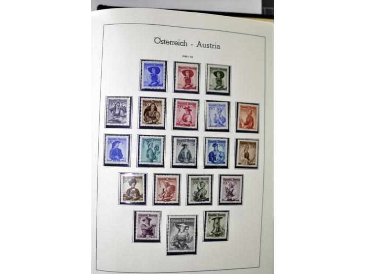 1945/2006, ab Mi.-Nr. 697 in den Hauptnummern bis auf Renner geschnitten und Mi.-Nr. 952-954 (ungebraucht) kpl. postfrische S
