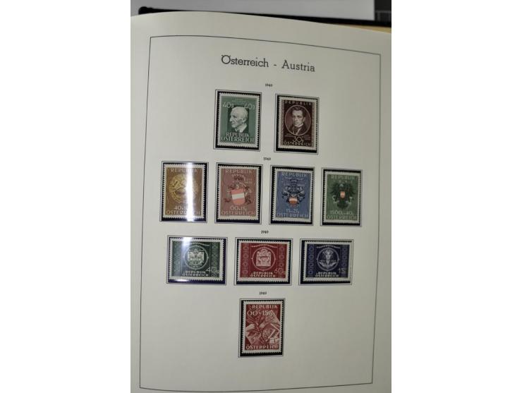 1945/2006, ab Mi.-Nr. 697 in den Hauptnummern bis auf Renner geschnitten und Mi.-Nr. 952-954 (ungebraucht) kpl. postfrische S