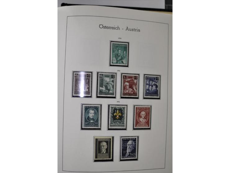 1945/2006, ab Mi.-Nr. 697 in den Hauptnummern bis auf Renner geschnitten und Mi.-Nr. 952-954 (ungebraucht) kpl. postfrische S