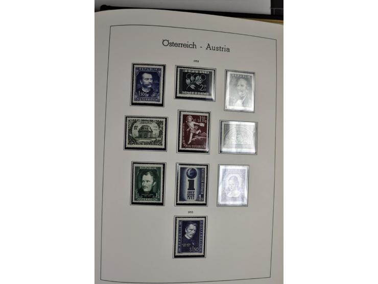 1945/2006, ab Mi.-Nr. 697 in den Hauptnummern bis auf Renner geschnitten und Mi.-Nr. 952-954 (ungebraucht) kpl. postfrische S