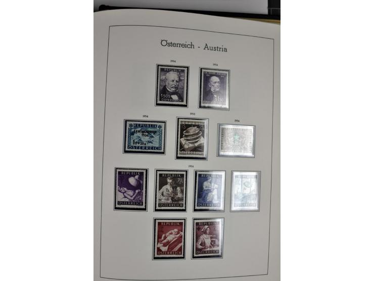 1945/2006, ab Mi.-Nr. 697 in den Hauptnummern bis auf Renner geschnitten und Mi.-Nr. 952-954 (ungebraucht) kpl. postfrische S