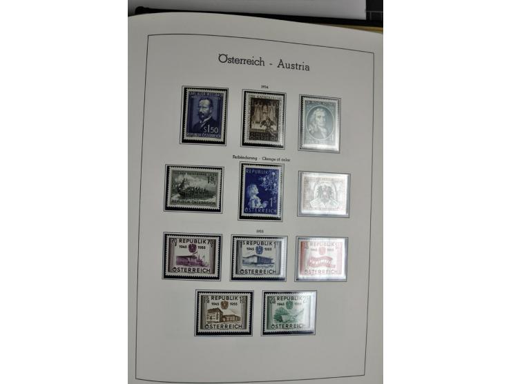 1945/2006, ab Mi.-Nr. 697 in den Hauptnummern bis auf Renner geschnitten und Mi.-Nr. 952-954 (ungebraucht) kpl. postfrische S