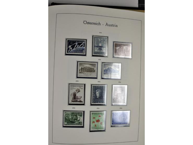 1945/2006, ab Mi.-Nr. 697 in den Hauptnummern bis auf Renner geschnitten und Mi.-Nr. 952-954 (ungebraucht) kpl. postfrische S