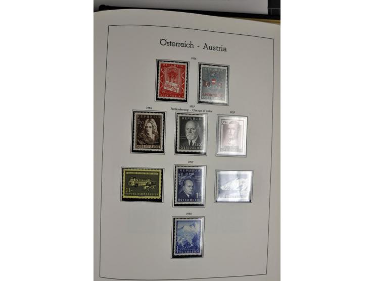 1945/2006, ab Mi.-Nr. 697 in den Hauptnummern bis auf Renner geschnitten und Mi.-Nr. 952-954 (ungebraucht) kpl. postfrische S