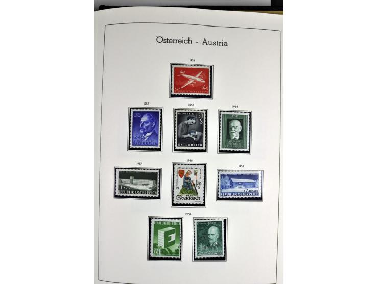 1945/2006, ab Mi.-Nr. 697 in den Hauptnummern bis auf Renner geschnitten und Mi.-Nr. 952-954 (ungebraucht) kpl. postfrische S