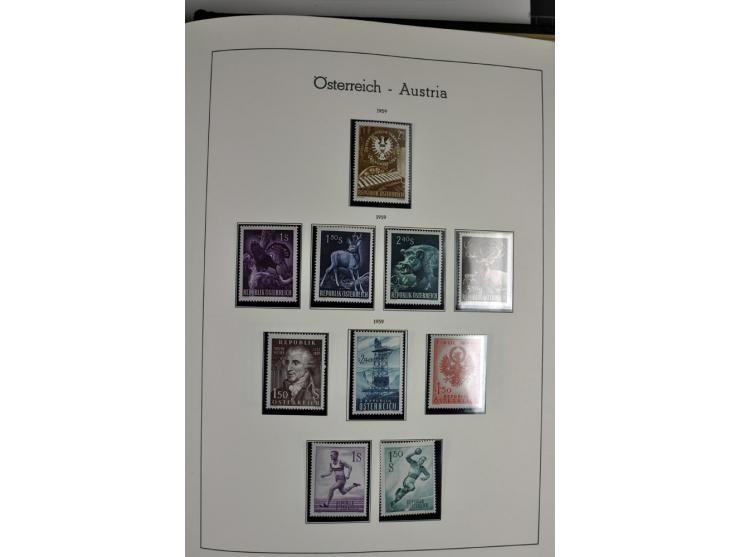 1945/2006, ab Mi.-Nr. 697 in den Hauptnummern bis auf Renner geschnitten und Mi.-Nr. 952-954 (ungebraucht) kpl. postfrische S