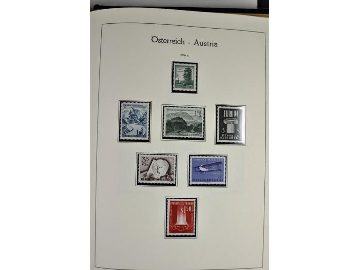 1945/2006, ab Mi.-Nr. 697 in den Hauptnummern bis auf Renner geschnitten und Mi.-Nr. 952-954 (ungebraucht) kpl. postfrische S