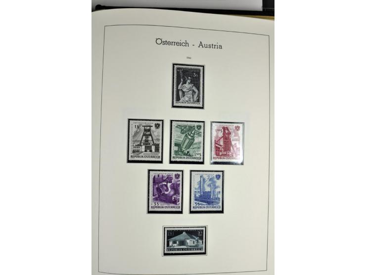 1945/2006, ab Mi.-Nr. 697 in den Hauptnummern bis auf Renner geschnitten und Mi.-Nr. 952-954 (ungebraucht) kpl. postfrische S