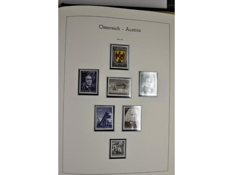 1945/2006, ab Mi.-Nr. 697 in den Hauptnummern bis auf Renner geschnitten und Mi.-Nr. 952-954 (ungebraucht) kpl. postfrische S