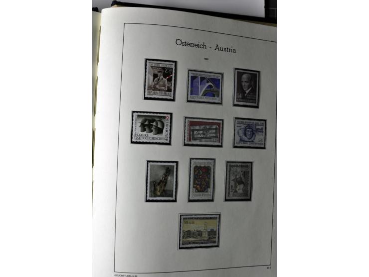 1945/2006, ab Mi.-Nr. 697 in den Hauptnummern bis auf Renner geschnitten und Mi.-Nr. 952-954 (ungebraucht) kpl. postfrische S