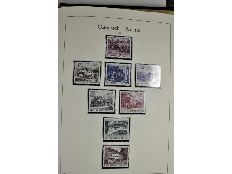 1945/2006, ab Mi.-Nr. 697 in den Hauptnummern bis auf Renner geschnitten und Mi.-Nr. 952-954 (ungebraucht) kpl. postfrische S