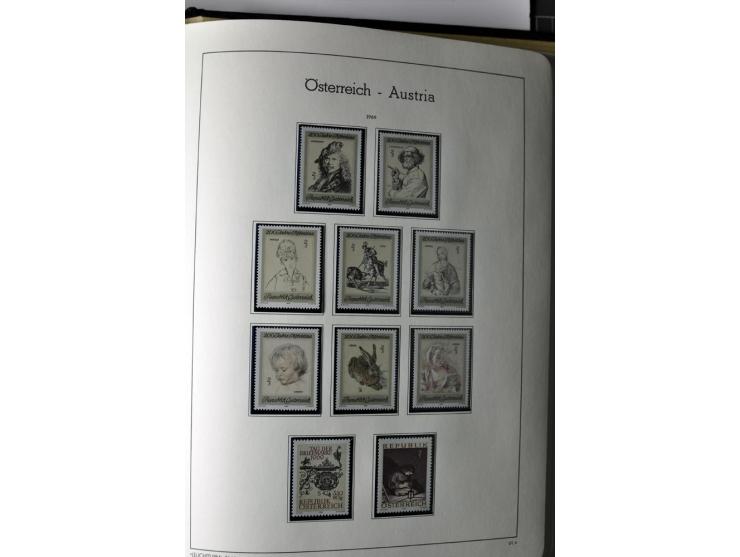 1945/2006, ab Mi.-Nr. 697 in den Hauptnummern bis auf Renner geschnitten und Mi.-Nr. 952-954 (ungebraucht) kpl. postfrische S