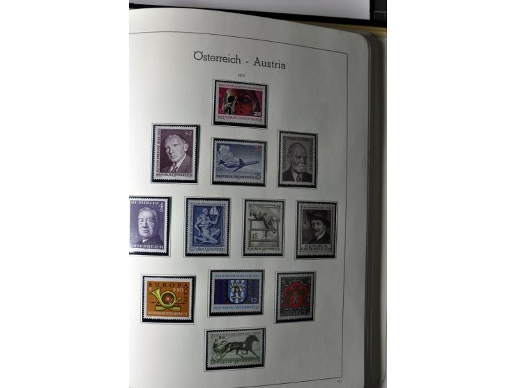 1945/2006, ab Mi.-Nr. 697 in den Hauptnummern bis auf Renner geschnitten und Mi.-Nr. 952-954 (ungebraucht) kpl. postfrische S