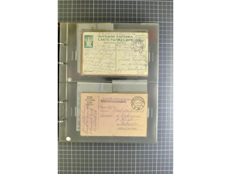 1914/18, großartige Sammlung von über 8000 Feldpostbriefen und -karten, dabei gute Stempel wie Feldpost Nr. 7, 82, 1058, 1060
