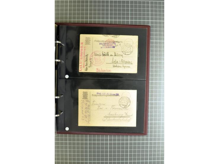 1914/18, großartige Sammlung von über 8000 Feldpostbriefen und -karten, dabei gute Stempel wie Feldpost Nr. 7, 82, 1058, 1060