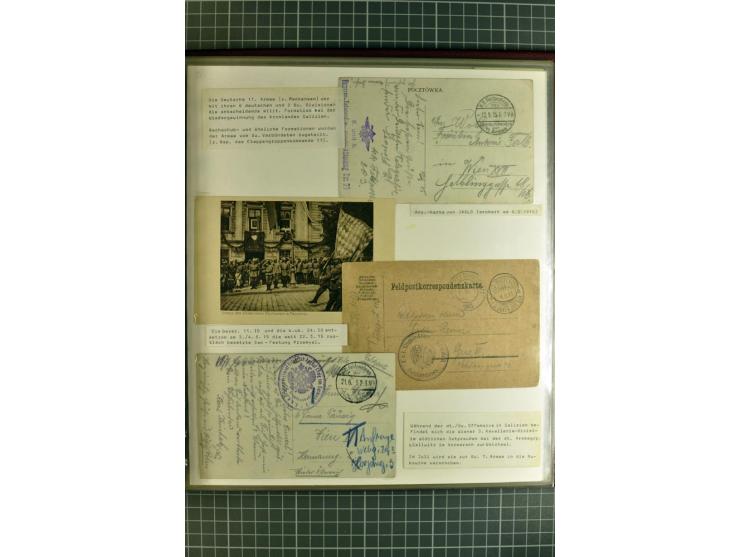 1914/18, großartige Sammlung von über 8000 Feldpostbriefen und -karten, dabei gute Stempel wie Feldpost Nr. 7, 82, 1058, 1060