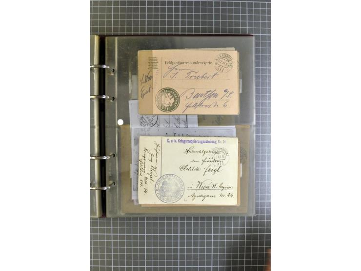1914/18, großartige Sammlung von über 8000 Feldpostbriefen und -karten, dabei gute Stempel wie Feldpost Nr. 7, 82, 1058, 1060