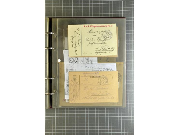 1914/18, großartige Sammlung von über 8000 Feldpostbriefen und -karten, dabei gute Stempel wie Feldpost Nr. 7, 82, 1058, 1060