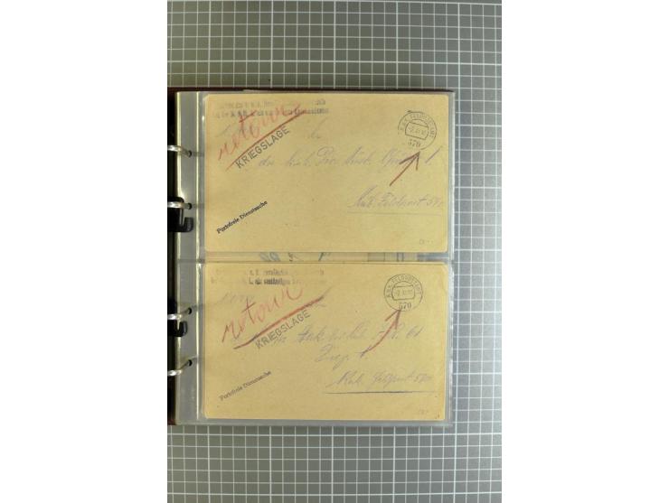 1914/18, großartige Sammlung von über 8000 Feldpostbriefen und -karten, dabei gute Stempel wie Feldpost Nr. 7, 82, 1058, 1060