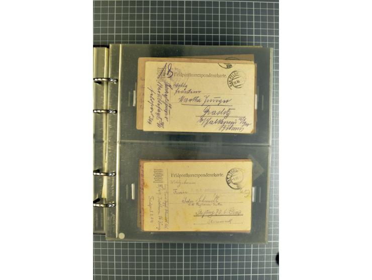 1914/18, großartige Sammlung von über 8000 Feldpostbriefen und -karten, dabei gute Stempel wie Feldpost Nr. 7, 82, 1058, 1060