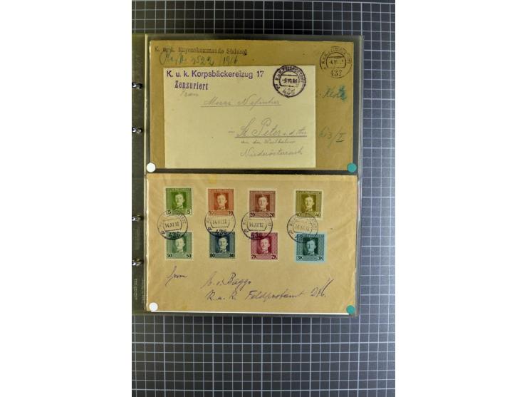1914/18, großartige Sammlung von über 8000 Feldpostbriefen und -karten, dabei gute Stempel wie Feldpost Nr. 7, 82, 1058, 1060