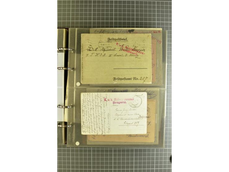 1914/18, großartige Sammlung von über 8000 Feldpostbriefen und -karten, dabei gute Stempel wie Feldpost Nr. 7, 82, 1058, 1060