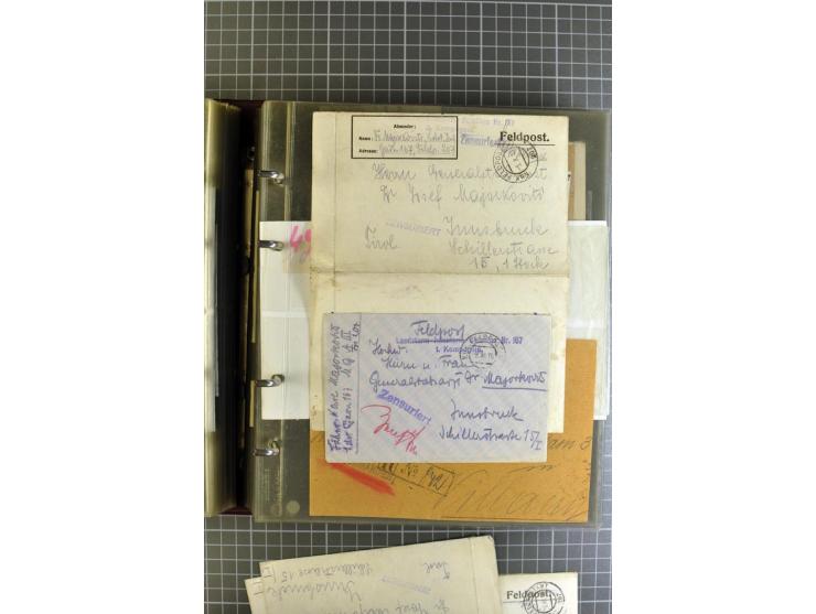 1914/18, großartige Sammlung von über 8000 Feldpostbriefen und -karten, dabei gute Stempel wie Feldpost Nr. 7, 82, 1058, 1060