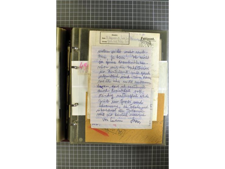 1914/18, großartige Sammlung von über 8000 Feldpostbriefen und -karten, dabei gute Stempel wie Feldpost Nr. 7, 82, 1058, 1060