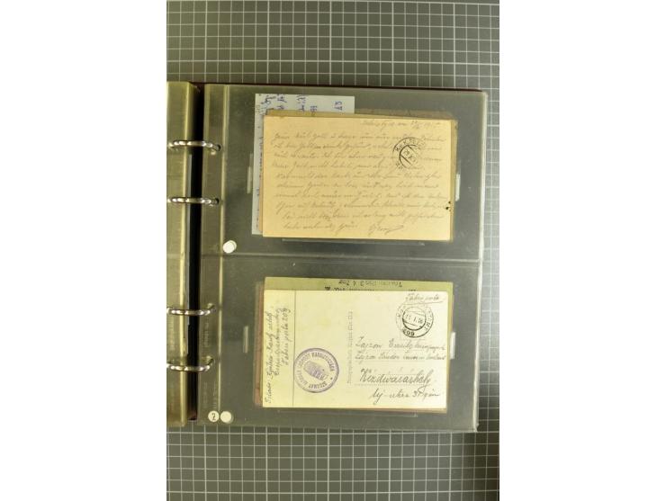 1914/18, großartige Sammlung von über 8000 Feldpostbriefen und -karten, dabei gute Stempel wie Feldpost Nr. 7, 82, 1058, 1060