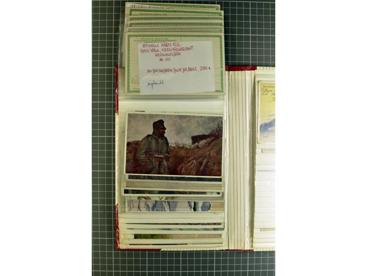 1914/18, großartige Sammlung von über 8000 Feldpostbriefen und -karten, dabei gute Stempel wie Feldpost Nr. 7, 82, 1058, 1060