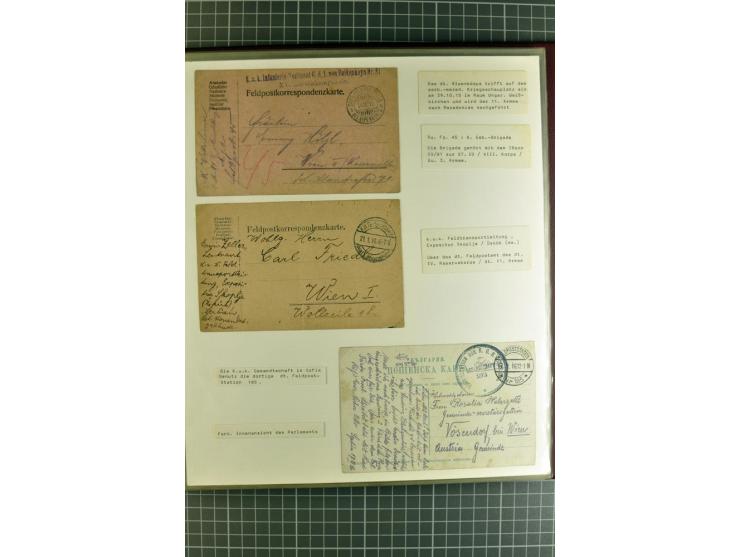 1914/18, großartige Sammlung von über 8000 Feldpostbriefen und -karten, dabei gute Stempel wie Feldpost Nr. 7, 82, 1058, 1060