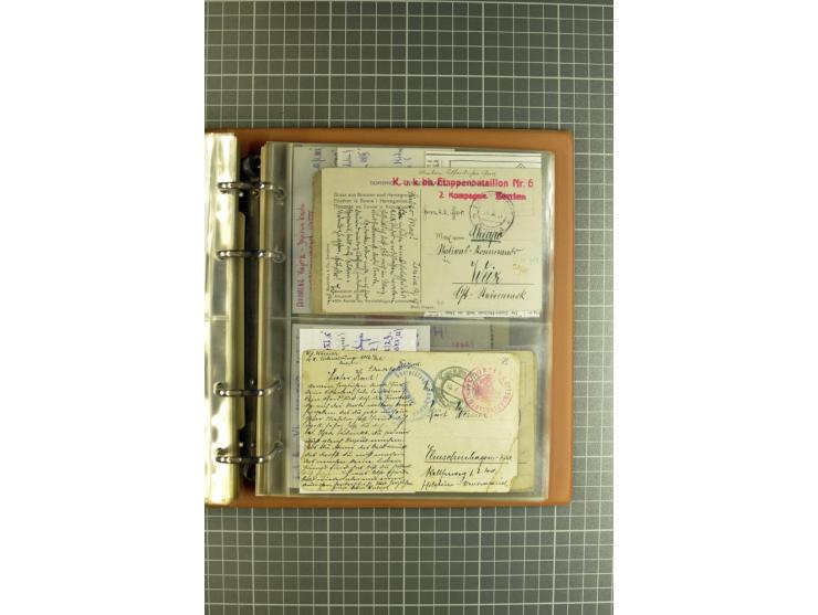 1914/18, großartige Sammlung von über 8000 Feldpostbriefen und -karten, dabei gute Stempel wie Feldpost Nr. 7, 82, 1058, 1060