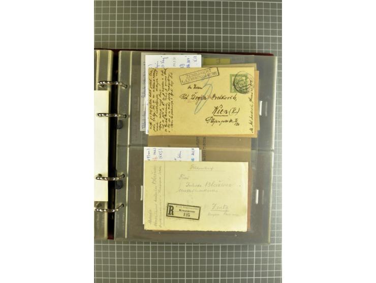 1914/18, großartige Sammlung von über 8000 Feldpostbriefen und -karten, dabei gute Stempel wie Feldpost Nr. 7, 82, 1058, 1060