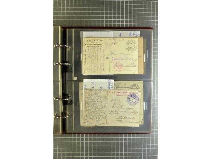 1914/18, großartige Sammlung von über 8000 Feldpostbriefen und -karten, dabei gute Stempel wie Feldpost Nr. 7, 82, 1058, 1060