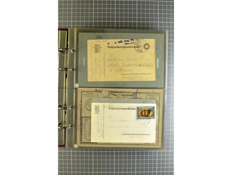 1914/18, großartige Sammlung von über 8000 Feldpostbriefen und -karten, dabei gute Stempel wie Feldpost Nr. 7, 82, 1058, 1060