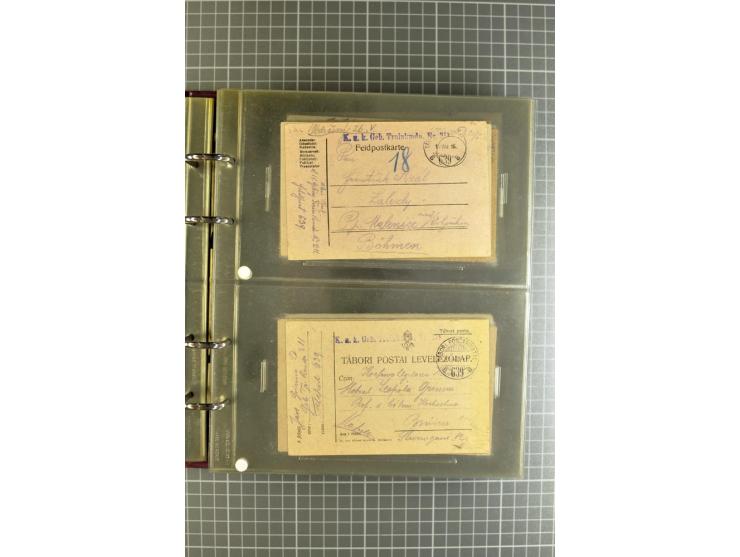 1914/18, großartige Sammlung von über 8000 Feldpostbriefen und -karten, dabei gute Stempel wie Feldpost Nr. 7, 82, 1058, 1060
