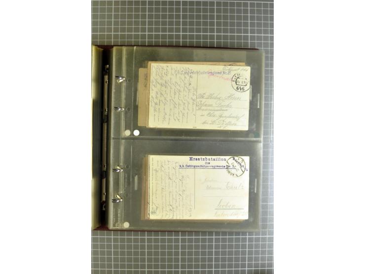 1914/18, großartige Sammlung von über 8000 Feldpostbriefen und -karten, dabei gute Stempel wie Feldpost Nr. 7, 82, 1058, 1060