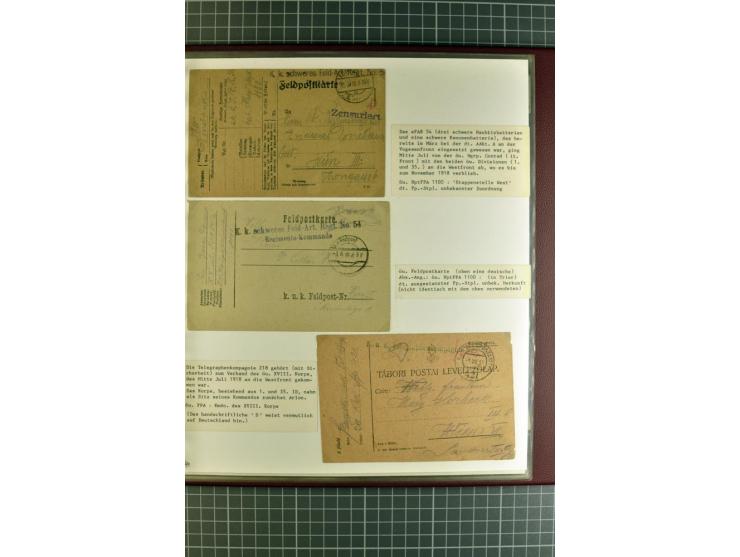 1914/18, großartige Sammlung von über 8000 Feldpostbriefen und -karten, dabei gute Stempel wie Feldpost Nr. 7, 82, 1058, 1060