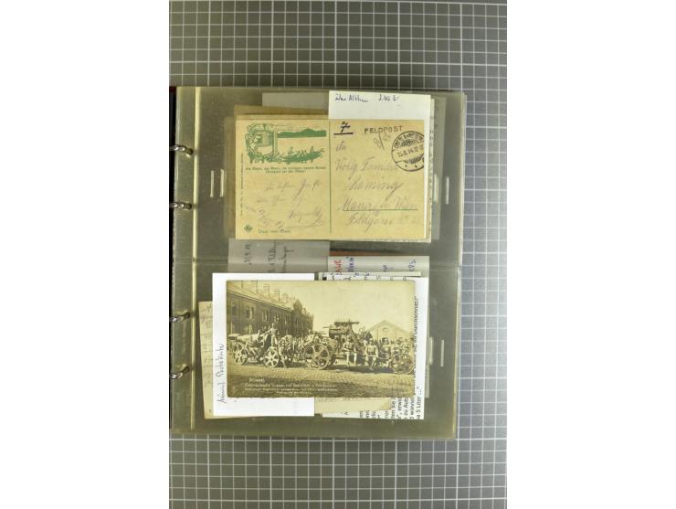 1914/18, großartige Sammlung von über 8000 Feldpostbriefen und -karten, dabei gute Stempel wie Feldpost Nr. 7, 82, 1058, 1060