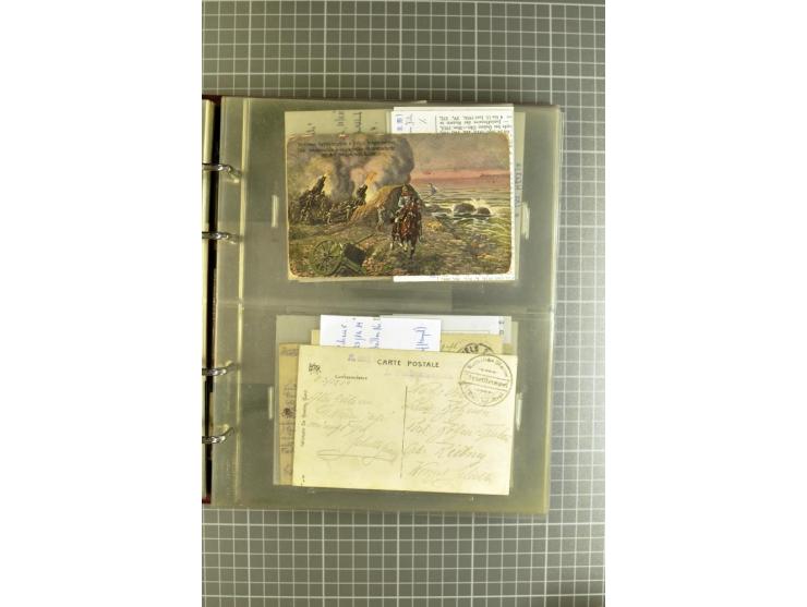 1914/18, großartige Sammlung von über 8000 Feldpostbriefen und -karten, dabei gute Stempel wie Feldpost Nr. 7, 82, 1058, 1060