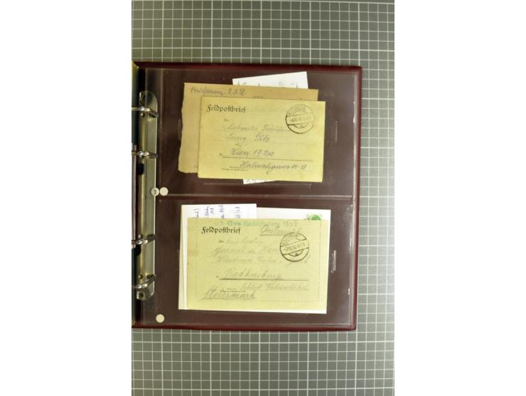 1914/18, großartige Sammlung von über 8000 Feldpostbriefen und -karten, dabei gute Stempel wie Feldpost Nr. 7, 82, 1058, 1060