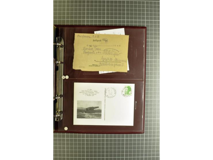 1914/18, großartige Sammlung von über 8000 Feldpostbriefen und -karten, dabei gute Stempel wie Feldpost Nr. 7, 82, 1058, 1060