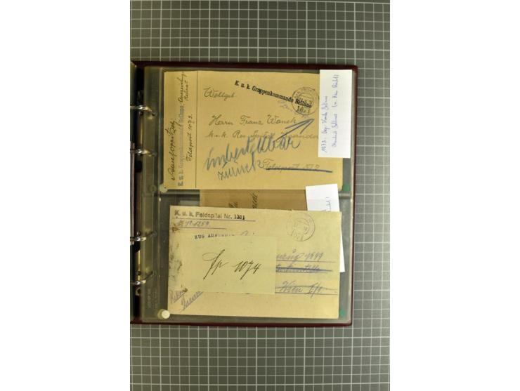 1914/18, großartige Sammlung von über 8000 Feldpostbriefen und -karten, dabei gute Stempel wie Feldpost Nr. 7, 82, 1058, 1060