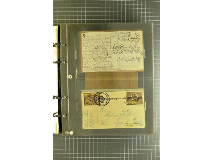 1914/18, großartige Sammlung von über 8000 Feldpostbriefen und -karten, dabei gute Stempel wie Feldpost Nr. 7, 82, 1058, 1060
