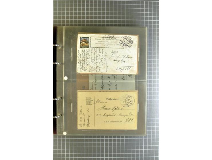 1914/18, großartige Sammlung von über 8000 Feldpostbriefen und -karten, dabei gute Stempel wie Feldpost Nr. 7, 82, 1058, 1060