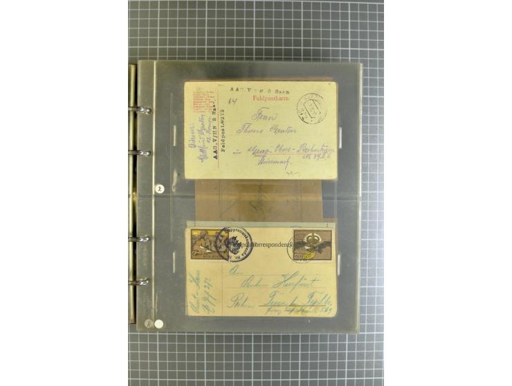 1914/18, großartige Sammlung von über 8000 Feldpostbriefen und -karten, dabei gute Stempel wie Feldpost Nr. 7, 82, 1058, 1060