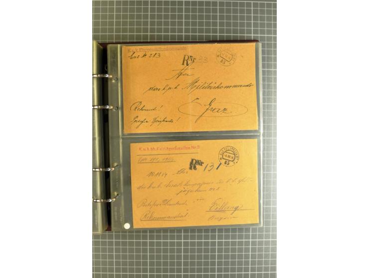 1914/18, großartige Sammlung von über 8000 Feldpostbriefen und -karten, dabei gute Stempel wie Feldpost Nr. 7, 82, 1058, 1060
