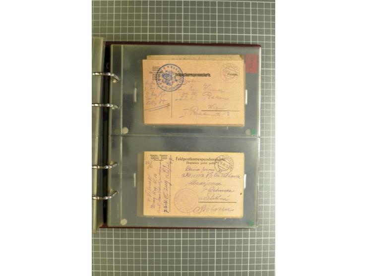 1914/18, großartige Sammlung von über 8000 Feldpostbriefen und -karten, dabei gute Stempel wie Feldpost Nr. 7, 82, 1058, 1060