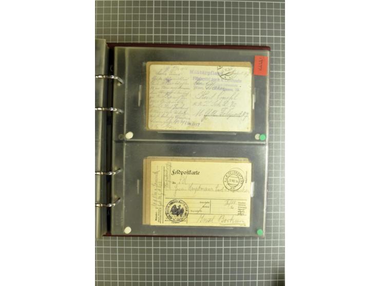1914/18, großartige Sammlung von über 8000 Feldpostbriefen und -karten, dabei gute Stempel wie Feldpost Nr. 7, 82, 1058, 1060