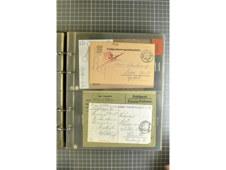 1914/18, großartige Sammlung von über 8000 Feldpostbriefen und -karten, dabei gute Stempel wie Feldpost Nr. 7, 82, 1058, 1060